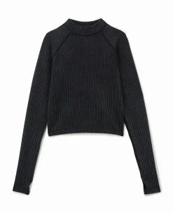 Pimkie Pull Et Gilet|T-Shirt Et Top^Top Manches Longues En Maille Côtelée Effet Rayé -