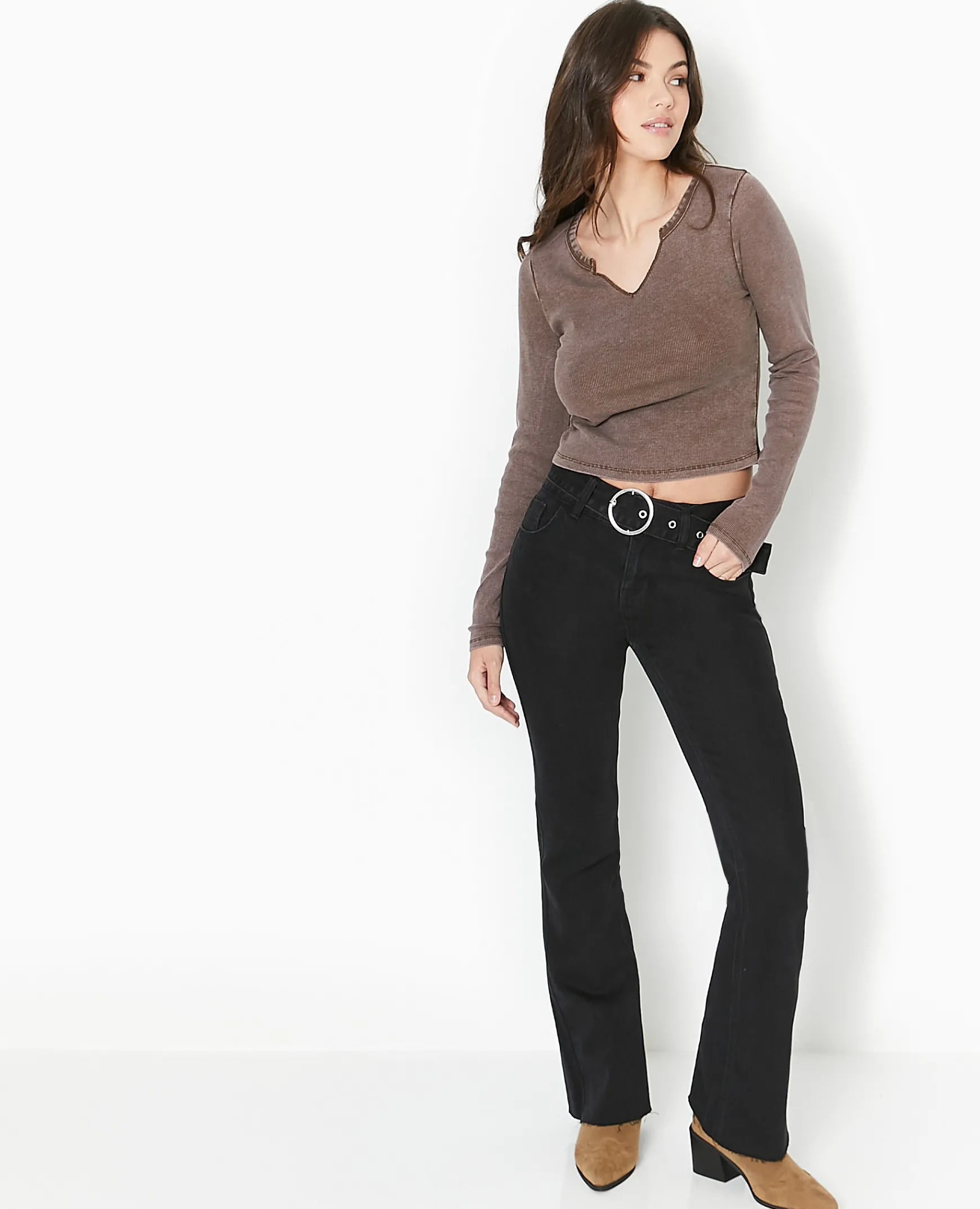 Pimkie T-Shirt Et Top^Top Manches Longues En Maille Côtelée -
