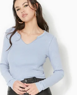 Pimkie T-Shirt Et Top^Top Manches Longues En Maille Côtelée -