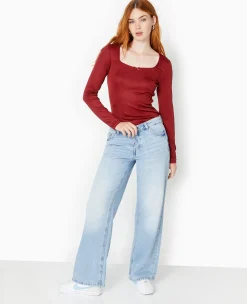 Pimkie T-Shirt Et Top^Top Manches Longues En Maille Extensible -