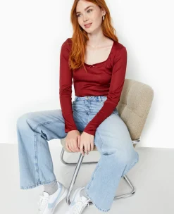 Pimkie T-Shirt Et Top^Top Manches Longues En Maille Extensible -