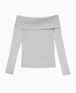 Pimkie Pull Et Gilet|T-Shirt Et Top^Top Manches Longues Encolure Bardot -