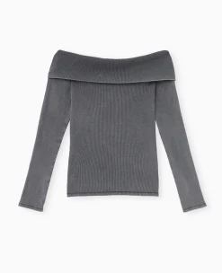 Pimkie Pull Et Gilet|T-Shirt Et Top^Top Manches Longues Encolure Bardot -