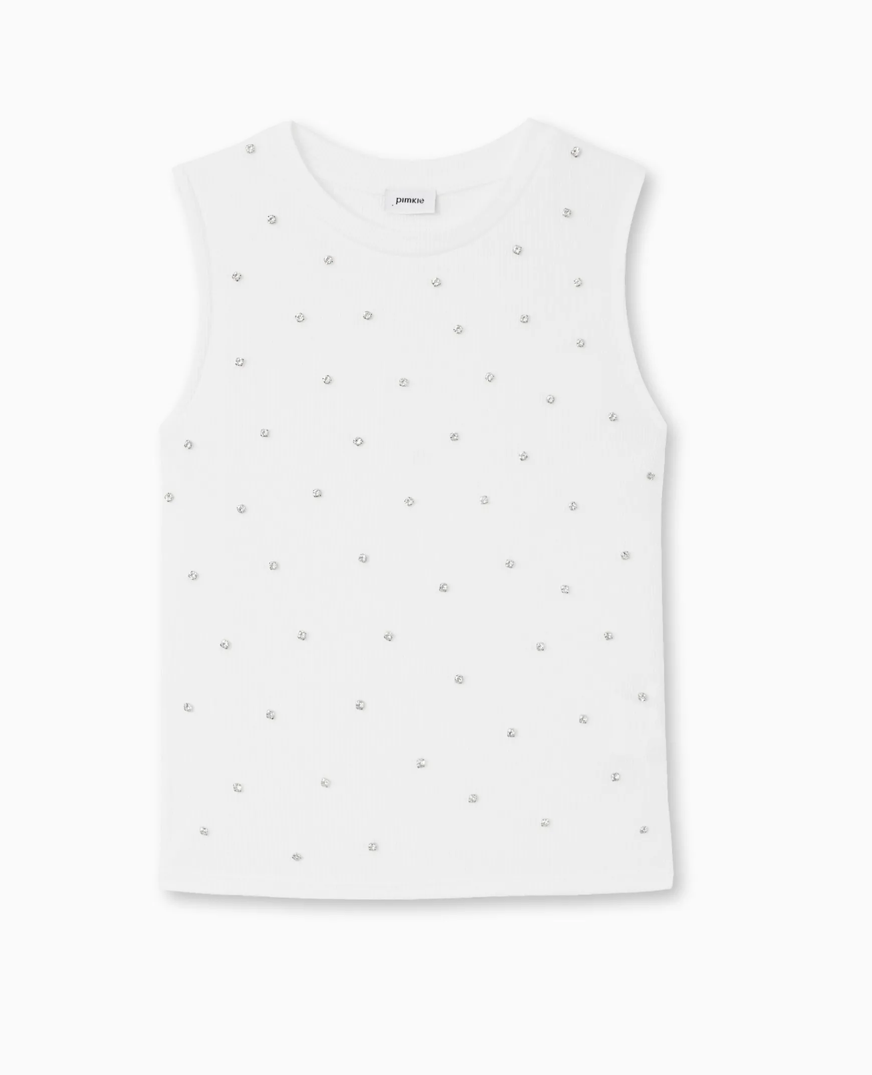 Pimkie Toute La Collection|T-Shirt Et Top^Top Sans Manches Avec Strass En All Over -