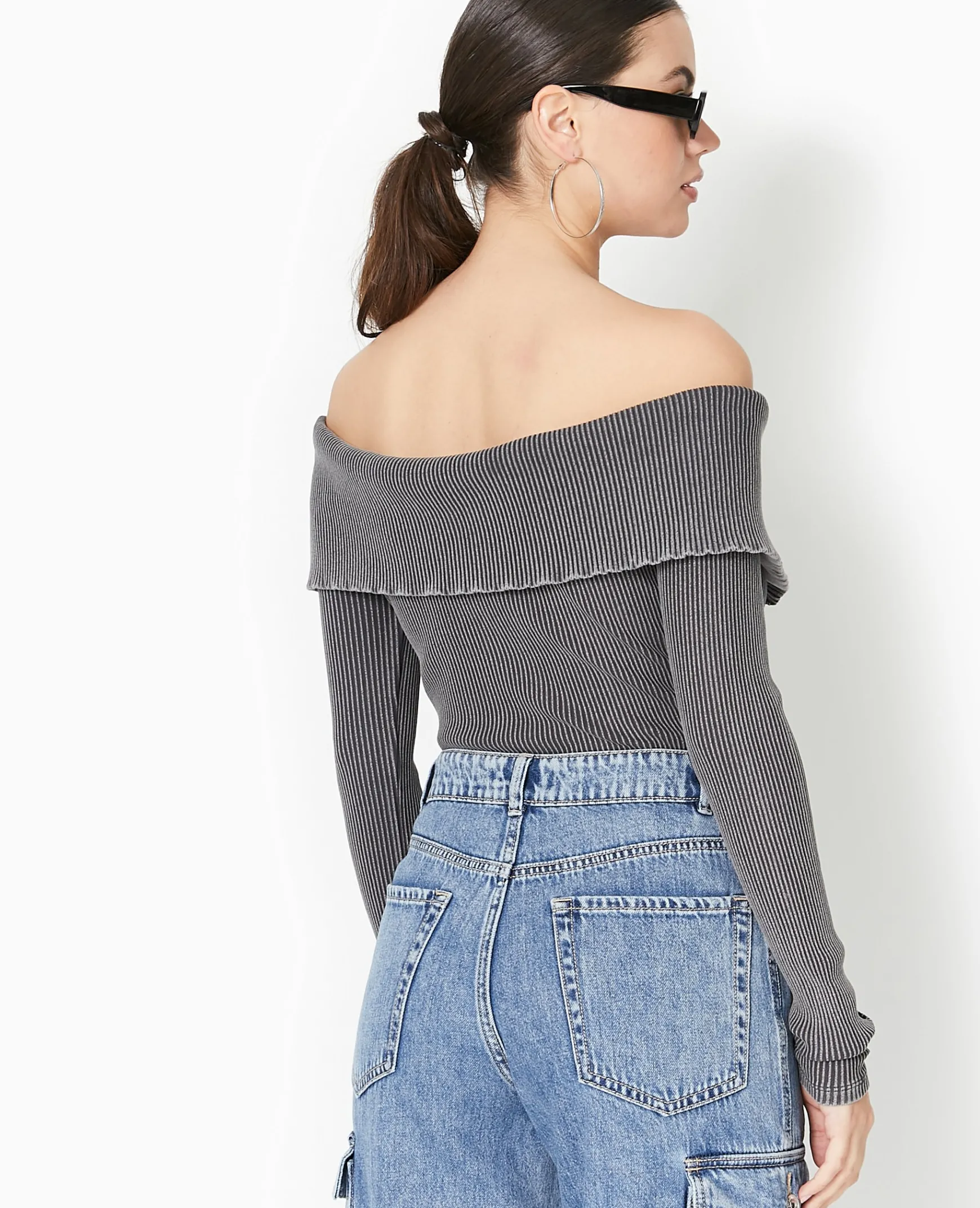 Pimkie T-Shirt Et Top^Top Zippé Encolure Bardot -