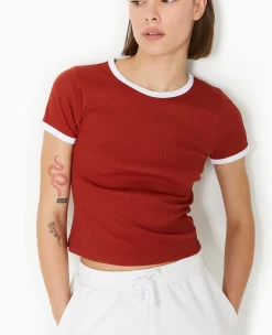 Pimkie T-Shirt Et Top^T-shirt Ajusté Avec Bords Contrastés -