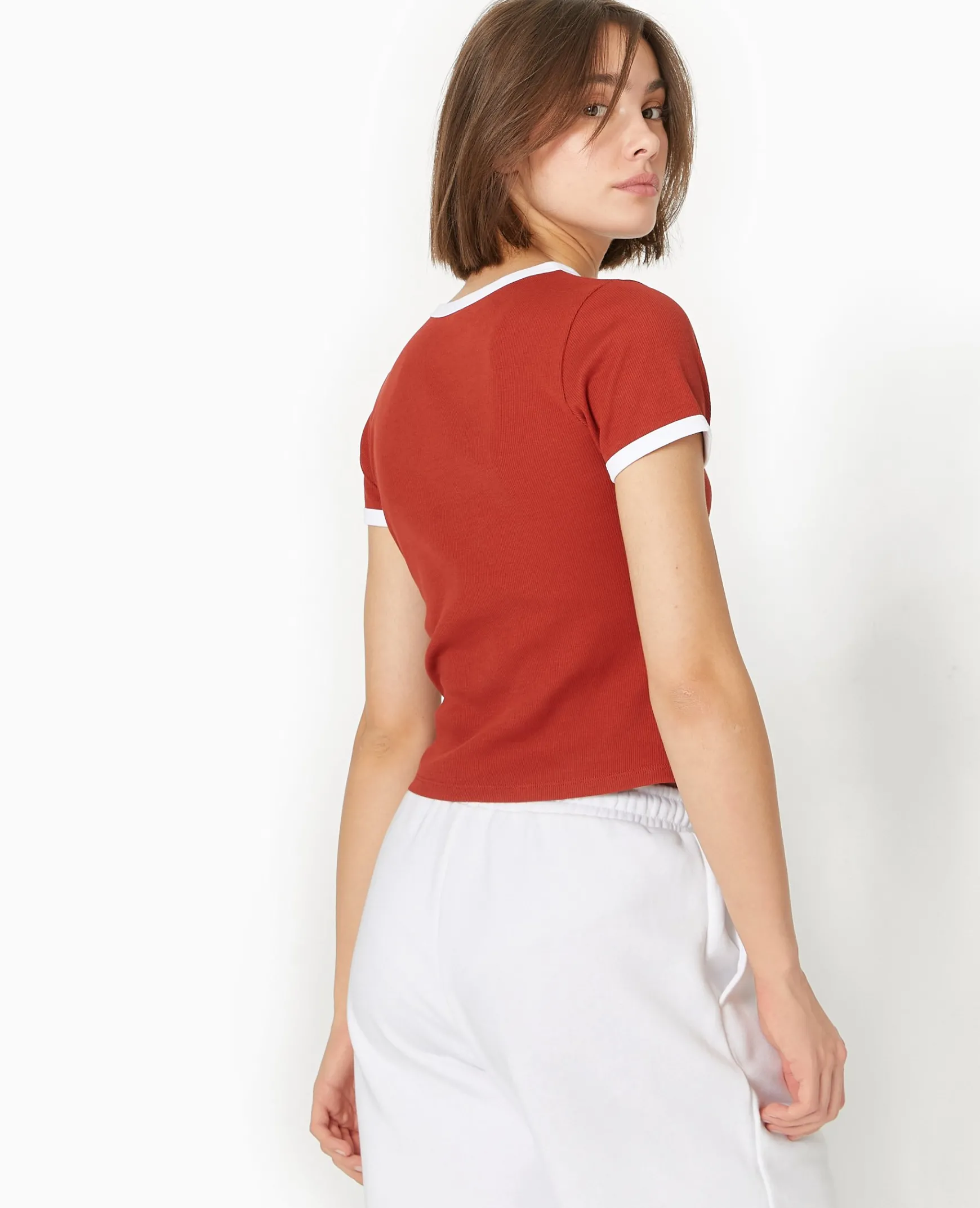 Pimkie T-Shirt Et Top^T-shirt Ajusté Avec Bords Contrastés -