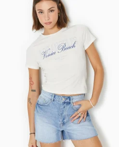 Pimkie Toute La Collection|T-Shirt Et Top^T-shirt Ajusté Avec Print Devant -