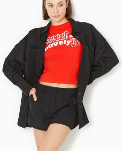 Pimkie Toute La Collection|T-Shirt Et Top^T-shirt Ajusté Avec Print Devant -