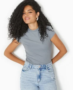Pimkie Toute La Collection|T-Shirt Et Top^T-shirt Ajusté En Maille Extensible -