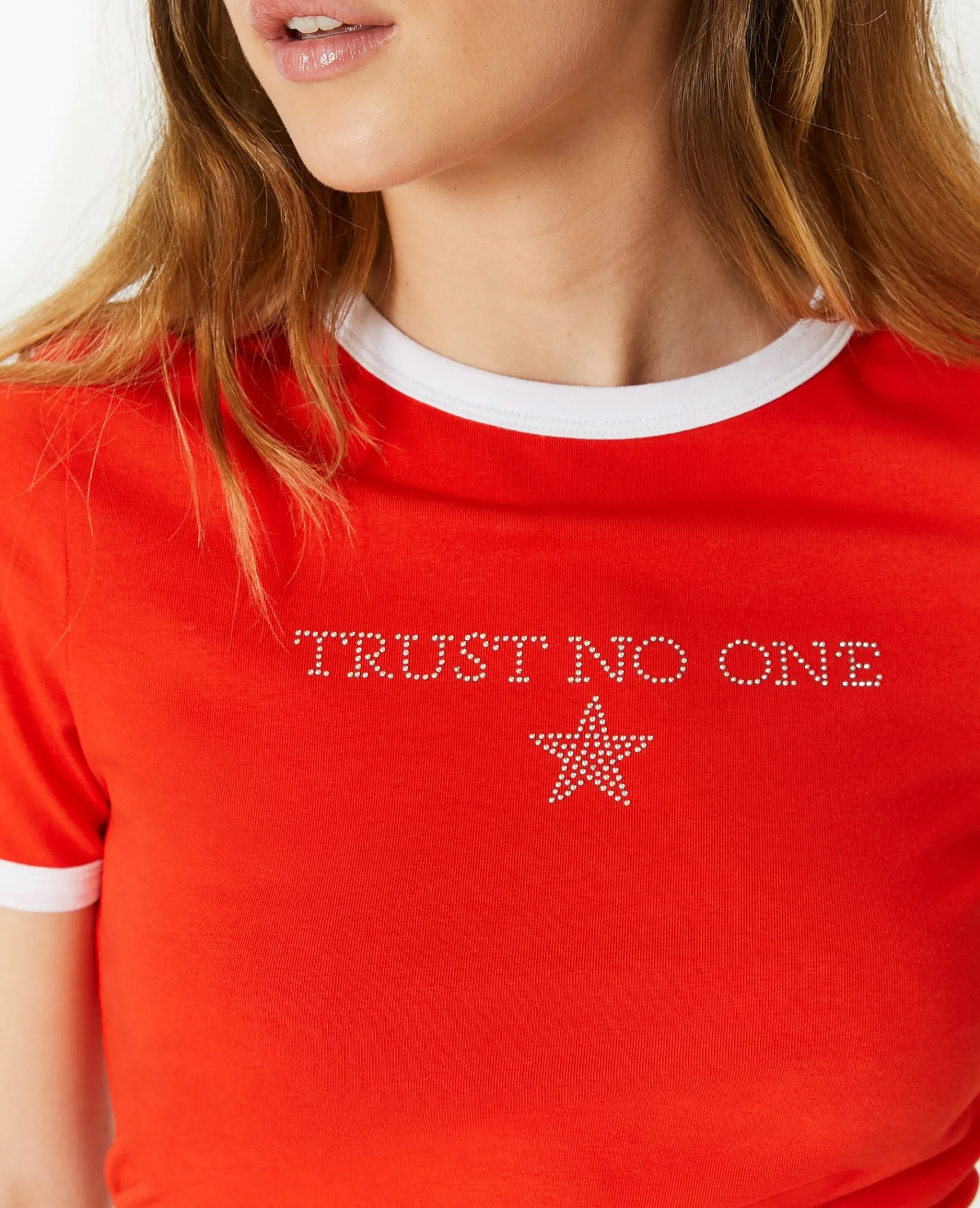 Pimkie T-Shirt Et Top^T-shirt Avec Message En Strass -