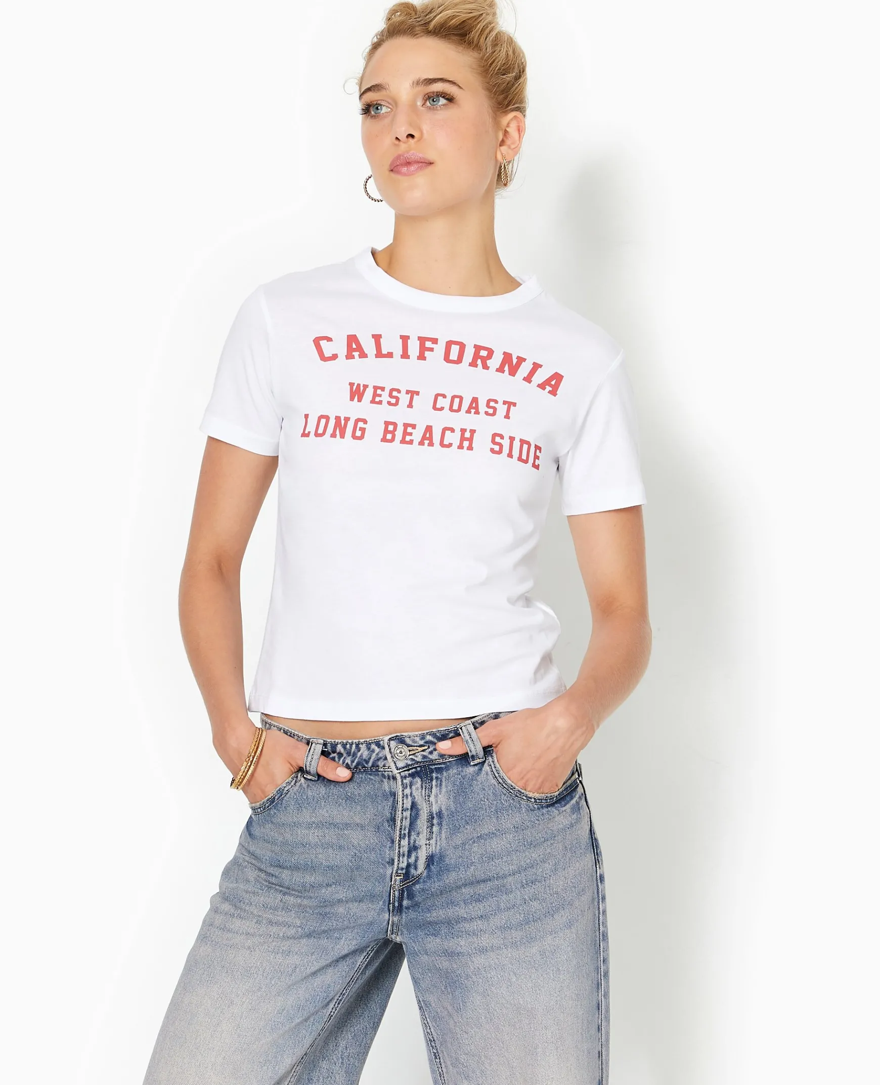 Pimkie Toute La Collection|T-Shirt Et Top^T-shirt Avec Print Devant -
