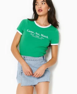 Pimkie T-Shirt Et Top^T-shirt Avec Print Et Biais Contrastés -