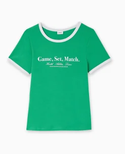 Pimkie T-Shirt Et Top^T-shirt Avec Print Et Biais Contrastés -