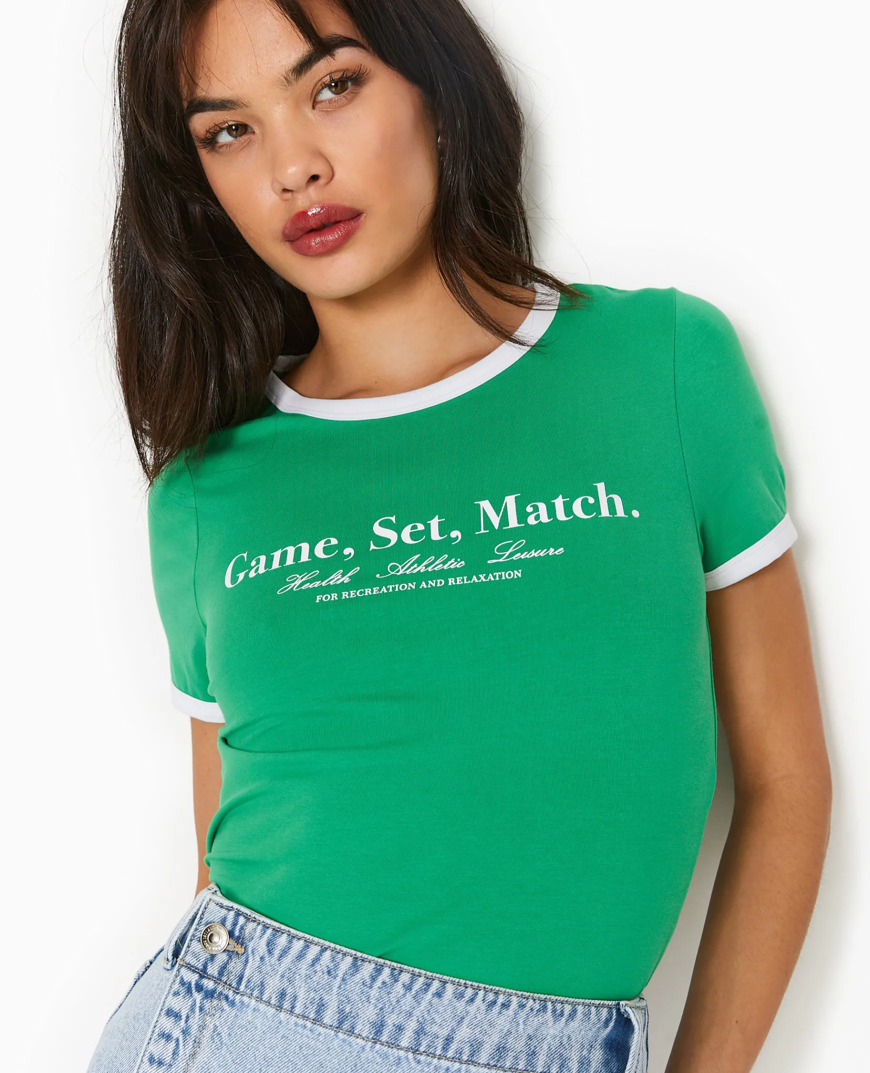 Pimkie T-Shirt Et Top^T-shirt Avec Print Et Biais Contrastés -