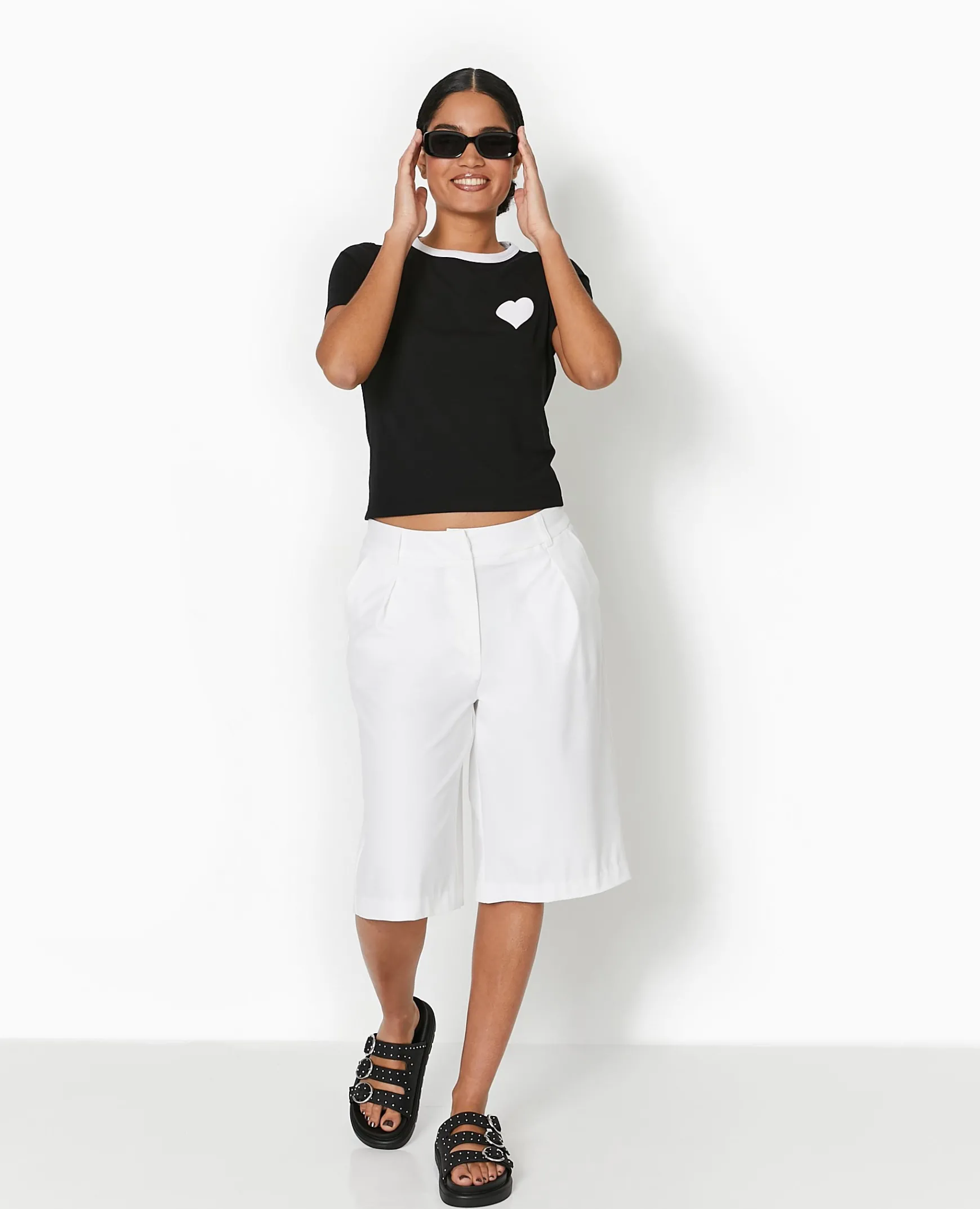 Pimkie Toute La Collection|T-Shirt Et Top^T-shirt Court Avec Cœur -