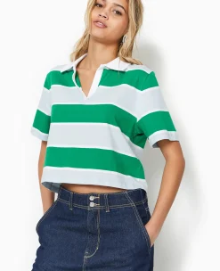 Pimkie Toute La Collection|T-Shirt Et Top^T-shirt Court Col Polo Rayé -
