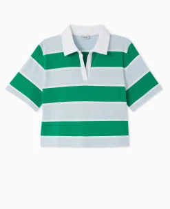 Pimkie Toute La Collection|T-Shirt Et Top^T-shirt Court Col Polo Rayé -