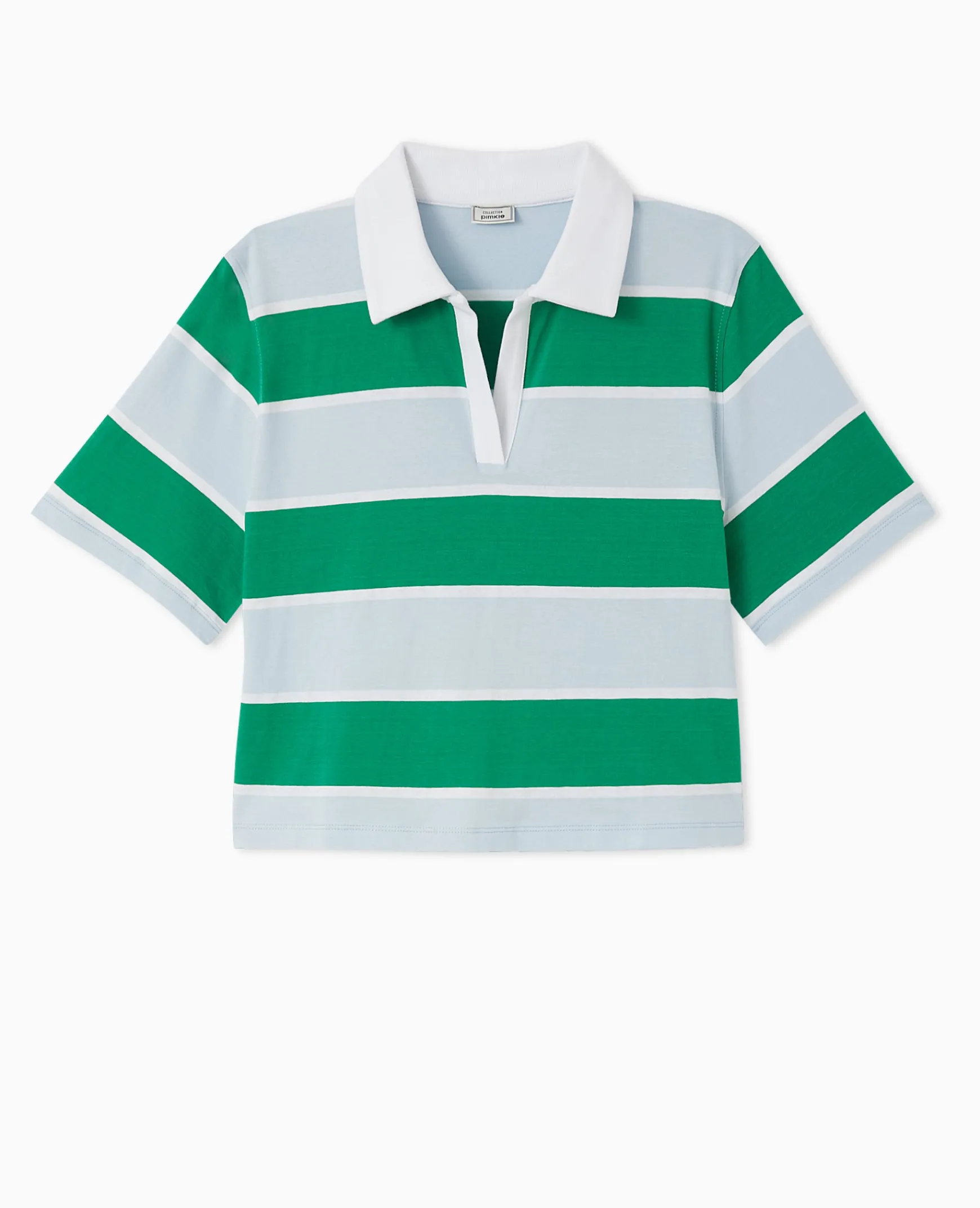 Pimkie Toute La Collection|T-Shirt Et Top^T-shirt Court Col Polo Rayé -