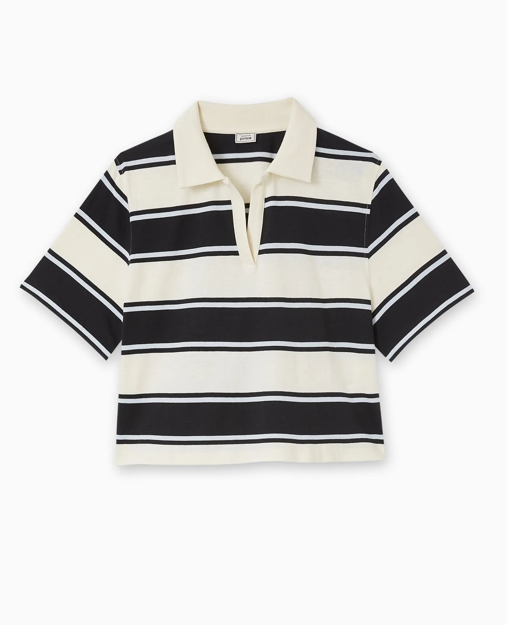 Pimkie Toute La Collection|T-Shirt Et Top^T-shirt Court Col Polo Rayé -