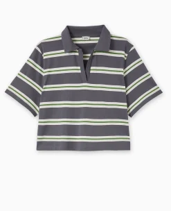 Pimkie Toute La Collection|T-Shirt Et Top^T-shirt Court Col Polo Rayé -