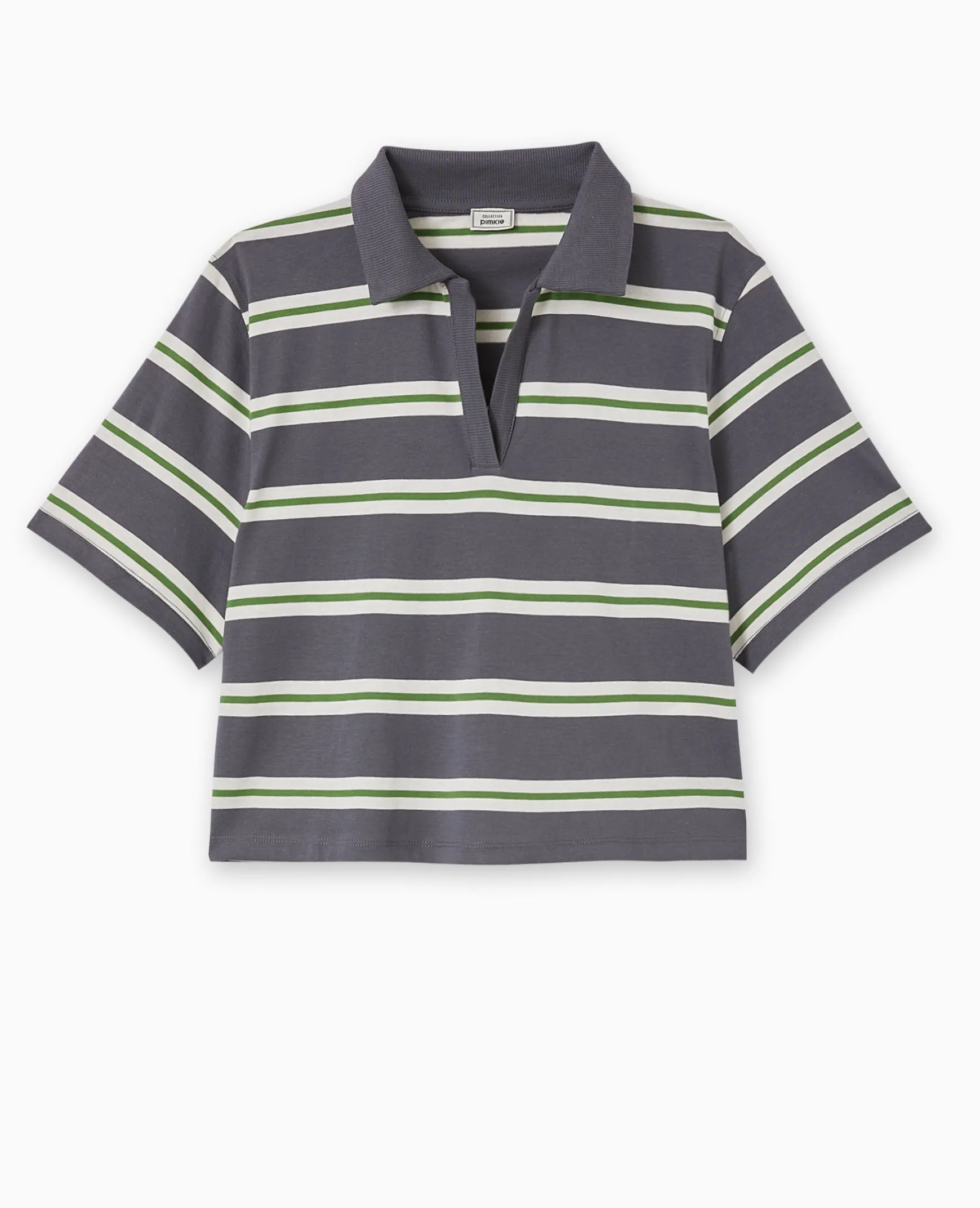 Pimkie Toute La Collection|T-Shirt Et Top^T-shirt Court Col Polo Rayé -