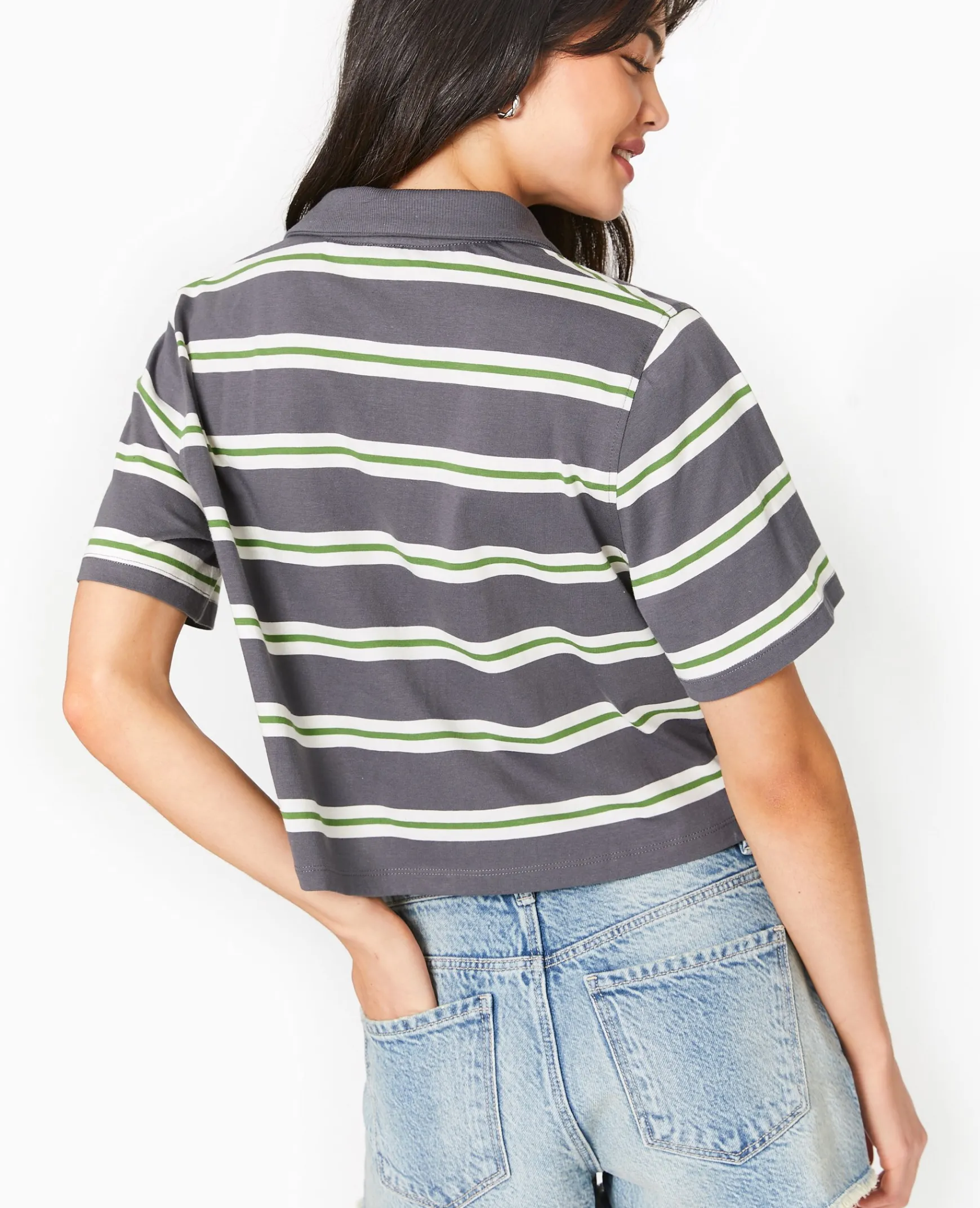 Pimkie Toute La Collection|T-Shirt Et Top^T-shirt Court Col Polo Rayé -