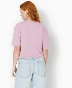 Pimkie T-Shirt Et Top^T-shirt Court En Coton épais Effet Délavé -