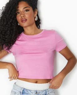 Pimkie Toute La Collection|T-Shirt Et Top^T-shirt Court En Maille Fluide -