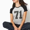 Pimkie T-Shirt Et Top^T-shirt Court Manches Raglan Avec Print -