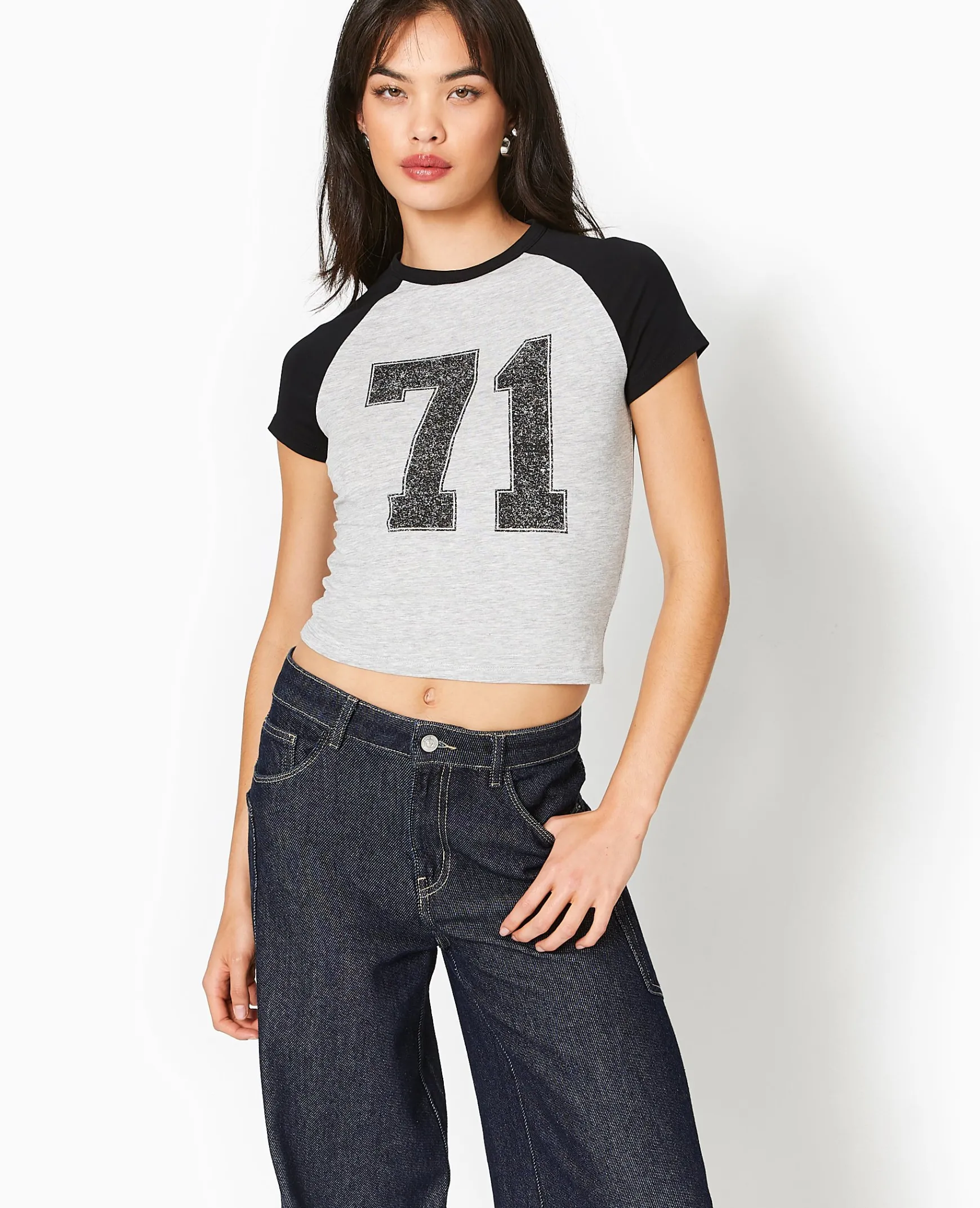 Pimkie T-Shirt Et Top^T-shirt Court Manches Raglan Avec Print -