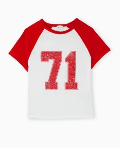 Pimkie T-Shirt Et Top^T-shirt Court Manches Raglan Avec Print -