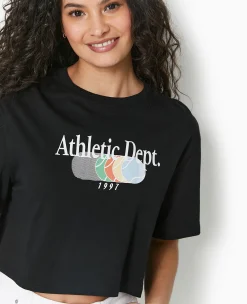 Pimkie T-Shirt Et Top^T-shirt Cropped Avec Print Devant -