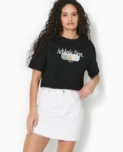 Pimkie T-Shirt Et Top^T-shirt Cropped Avec Print Devant -
