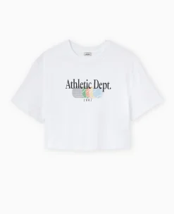 Pimkie T-Shirt Et Top^T-shirt Cropped Avec Print Devant -