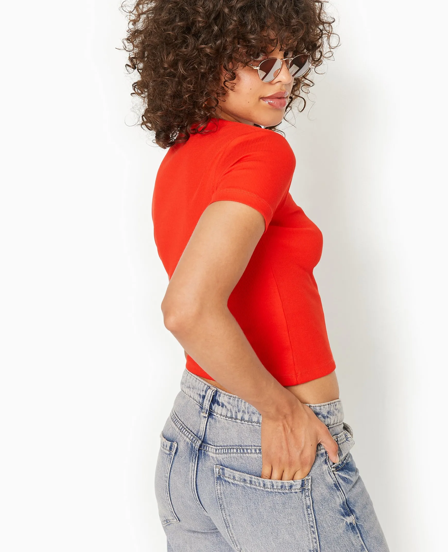 Pimkie T-Shirt Et Top^T-shirt En Maille Côtelée -