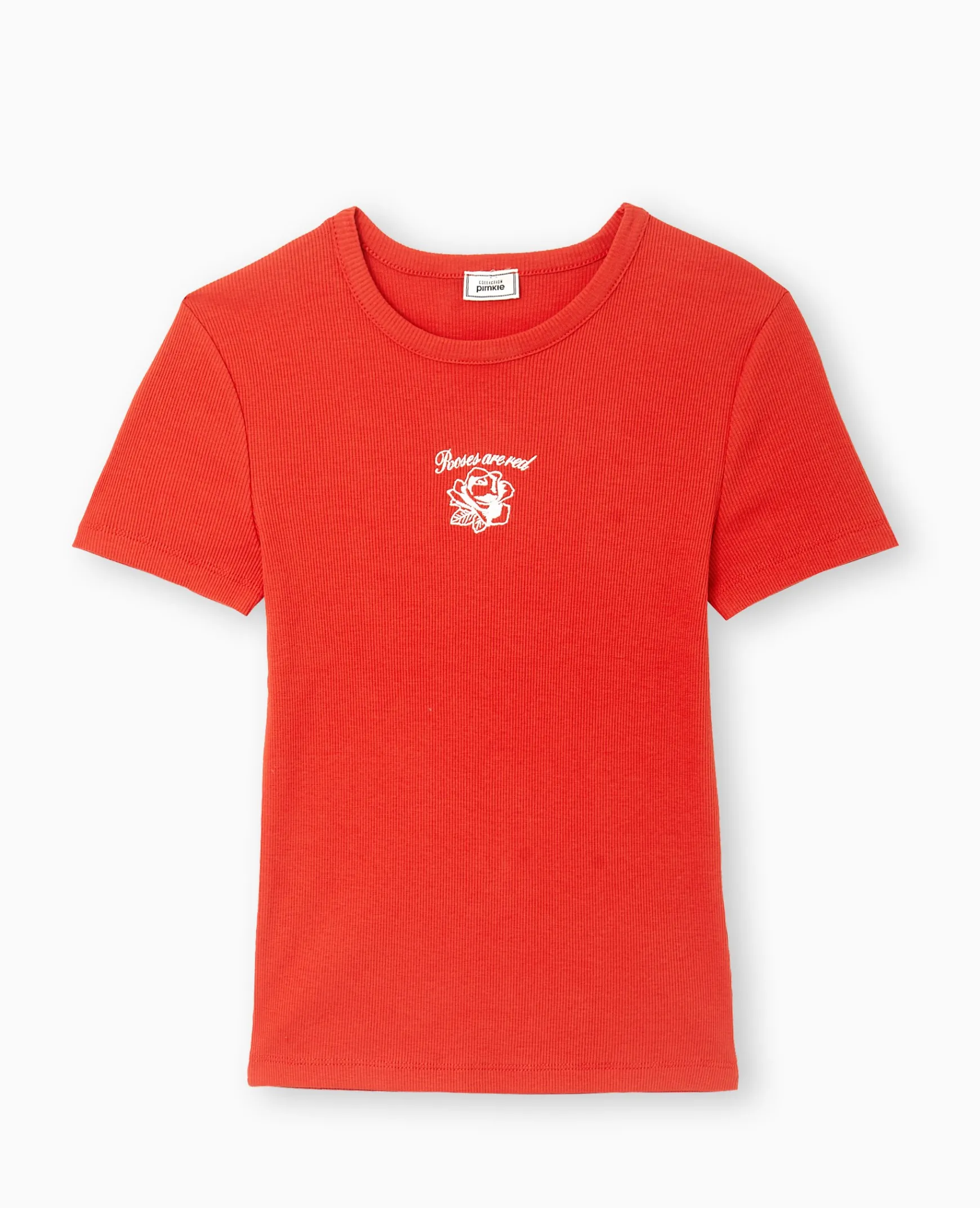 Pimkie T-Shirt Et Top^T-shirt En Maille Côtelée Avec Broderie -