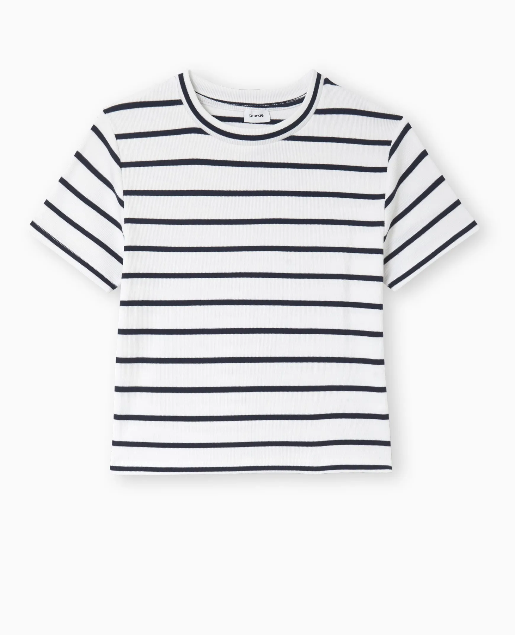 Pimkie Toute La Collection|T-Shirt Et Top^T-shirt En Maille Côtelée Motif Rayures -