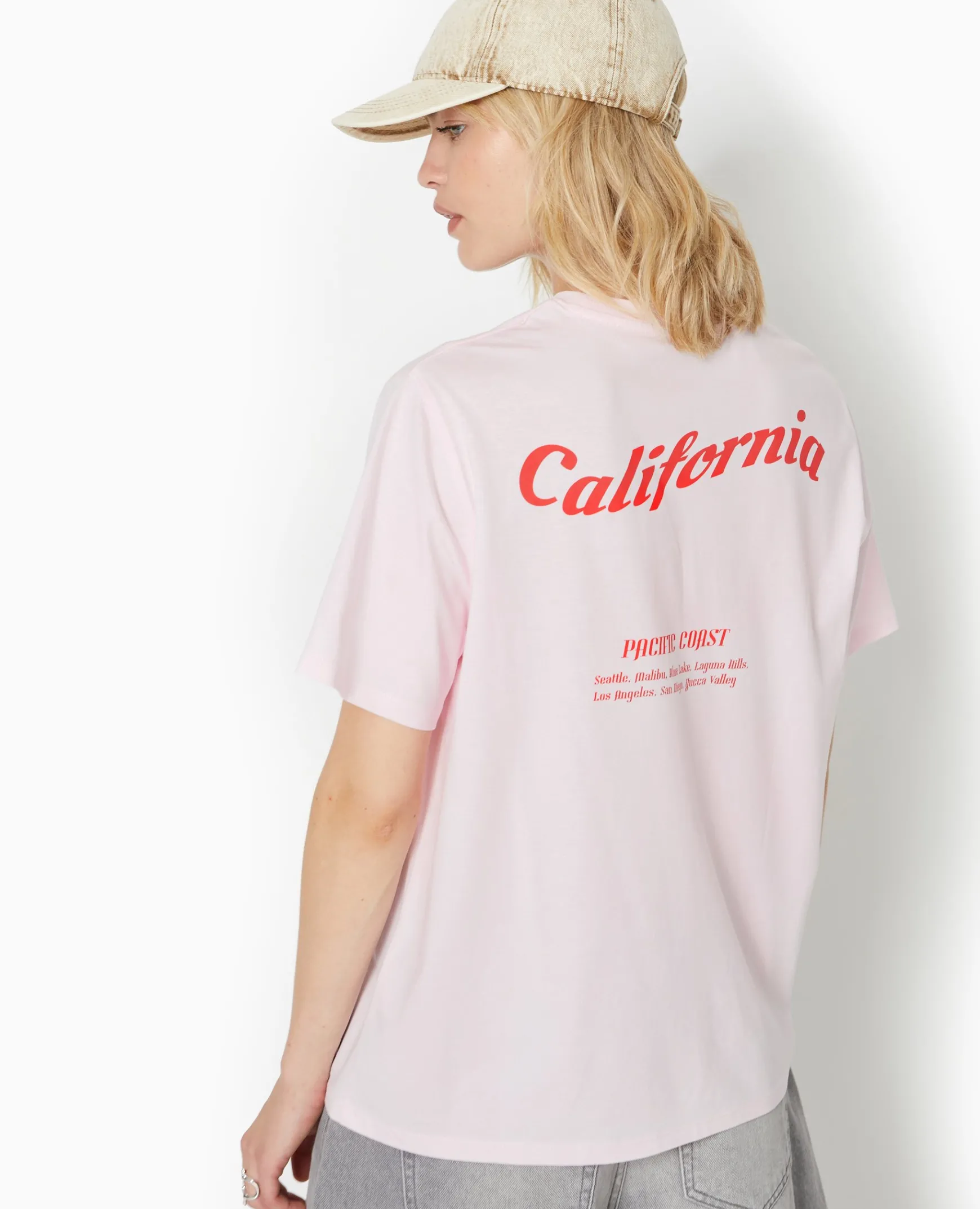 Pimkie T-Shirt Et Top^T-shirt Oversize Avec Print Poitrine Et Dos -
