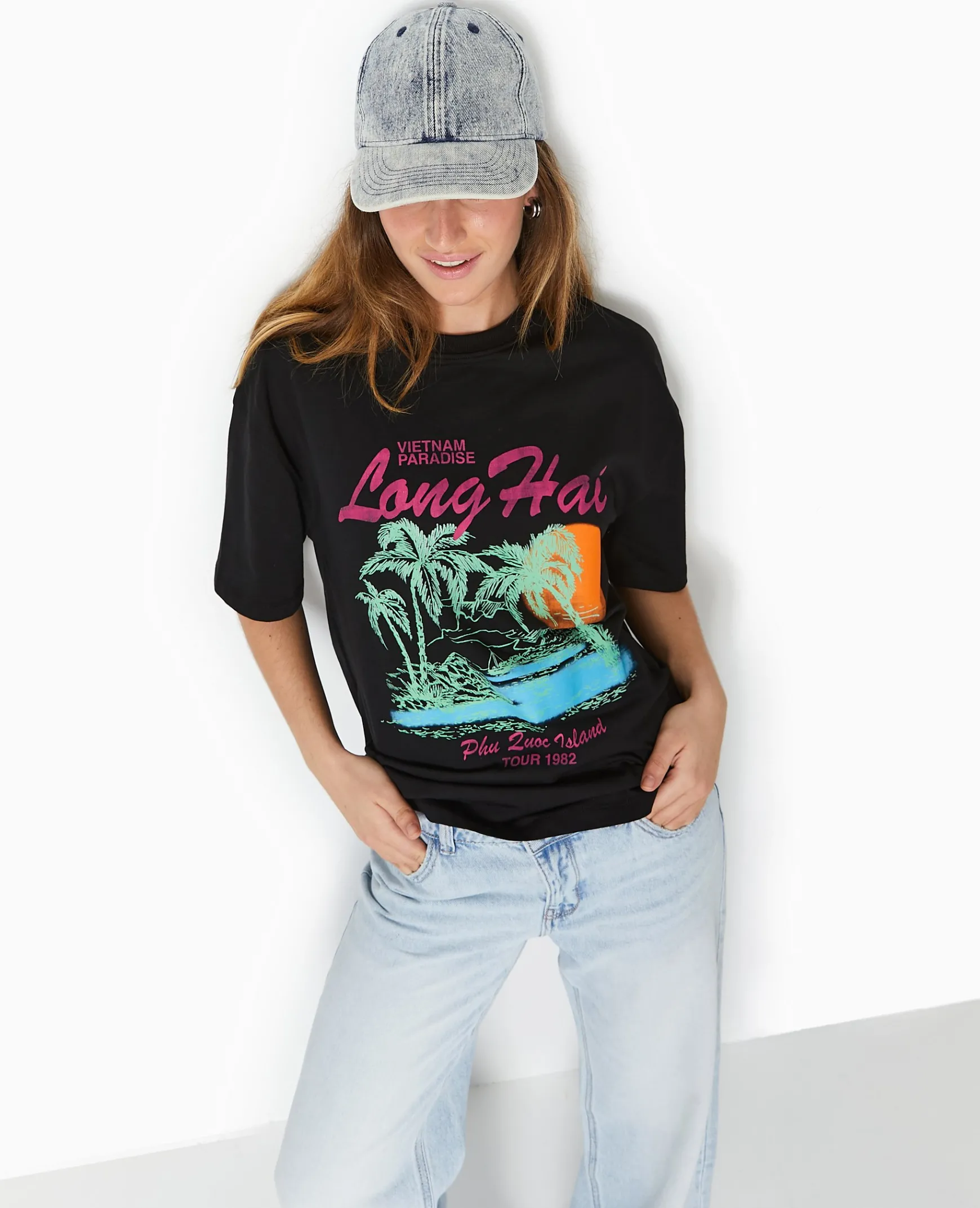 Pimkie T-Shirt Et Top^T-shirt Oversize Avec Print Devant -