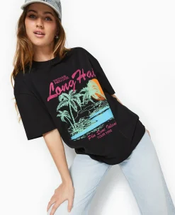 Pimkie T-Shirt Et Top^T-shirt Oversize Avec Print Devant -
