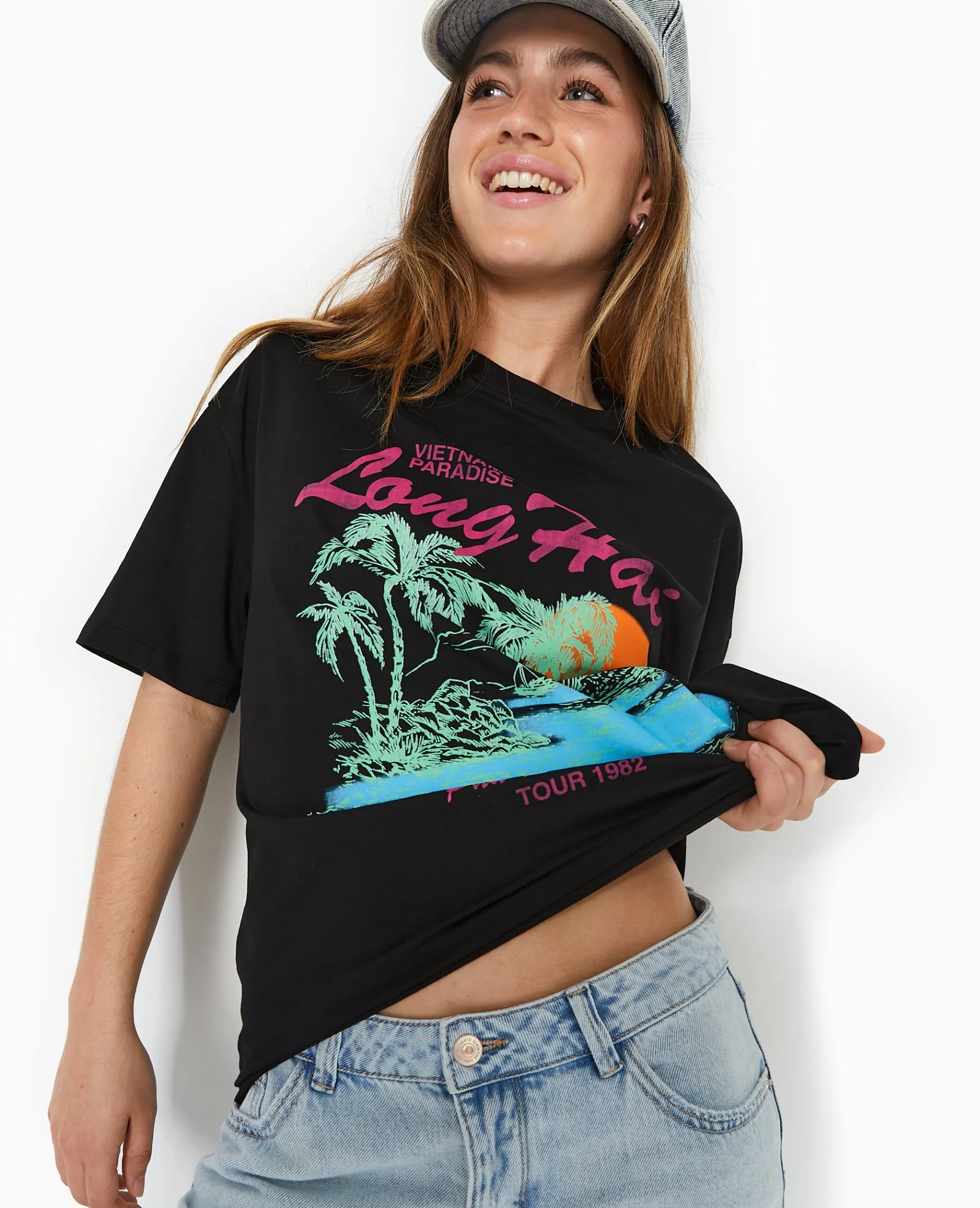 Pimkie T-Shirt Et Top^T-shirt Oversize Avec Print Devant -