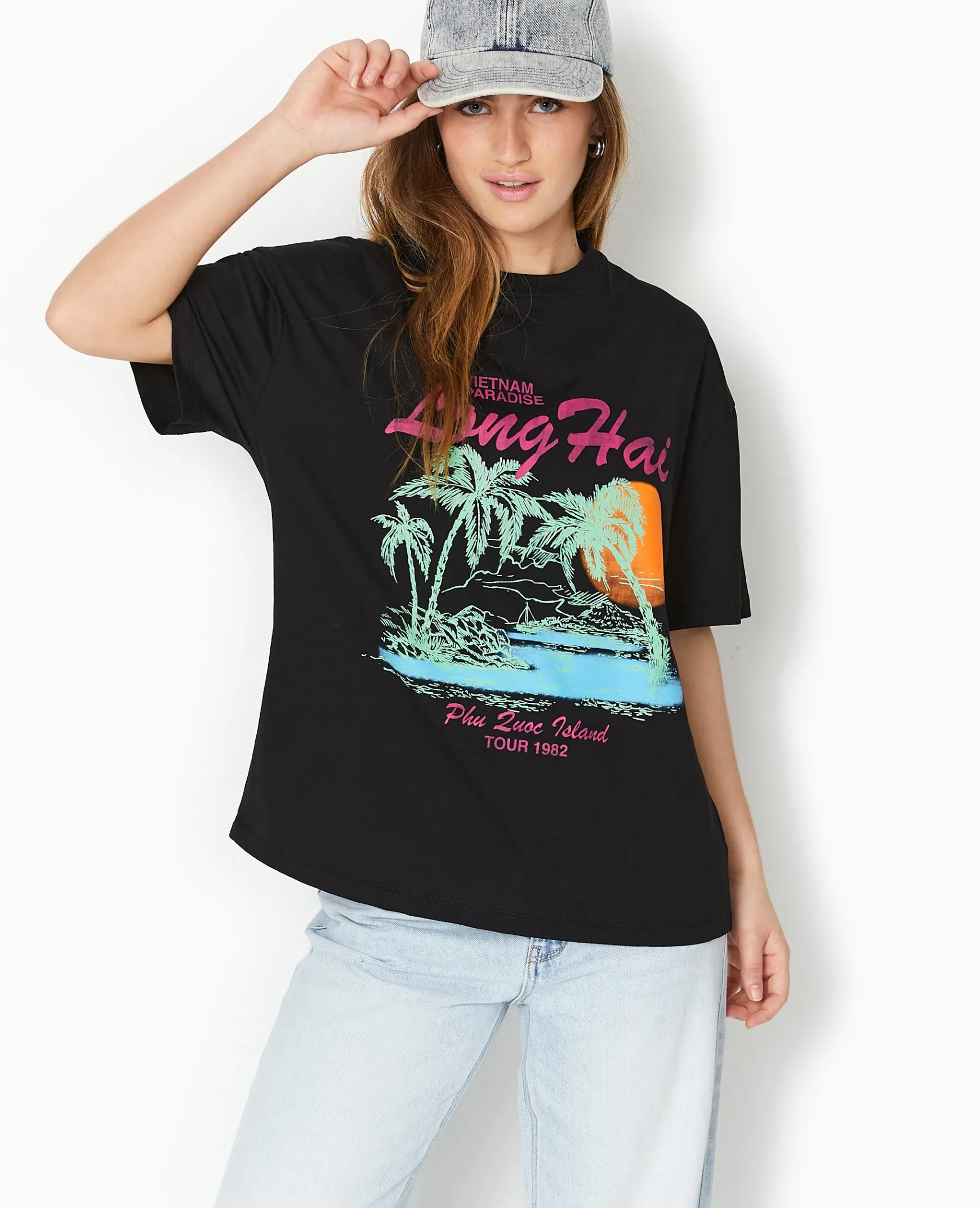 Pimkie T-Shirt Et Top^T-shirt Oversize Avec Print Devant -