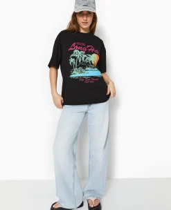 Pimkie T-Shirt Et Top^T-shirt Oversize Avec Print Devant -