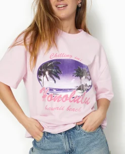 Pimkie T-Shirt Et Top^T-shirt Oversize Avec Print Devant -