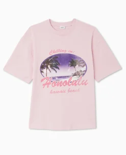 Pimkie T-Shirt Et Top^T-shirt Oversize Avec Print Devant -