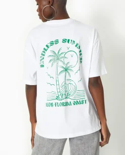 Pimkie T-Shirt Et Top^T-shirt Oversize Avec Print Devant Et Dos -