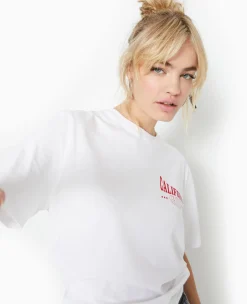 Pimkie Toute La Collection|T-Shirt Et Top^T-shirt Oversize Avec Print Poitrine Et Dos -