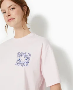 Pimkie Toute La Collection|T-Shirt Et Top^T-shirt Oversize Avec Print Devant Et Dos -