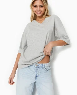 Pimkie T-Shirt Et Top^T-shirt Oversize Col V Manches Descendues -